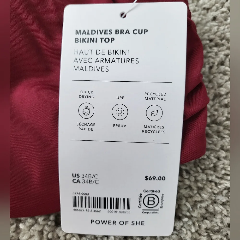 Nwt Athleta swim top - Picture 3 of 8